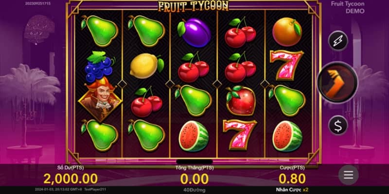 Game xèng hoa quả trực tuyến trên ABC8